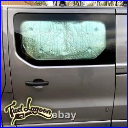 Vauxhall Vivaro Renault Trafic 2015 + Thermal Window Blind Vivaro Camper Van 7pc