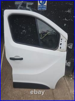 Vauxhall Vivaro Renault Trafic Drivers Right Front Door White 2014-2019 Vauxhall Vivaro Renault Trafic Drivers Right Front Door White 2014-2019