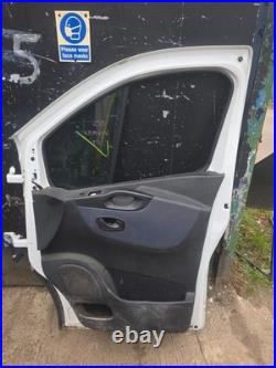 Vauxhall Vivaro Renault Trafic Drivers Right Front Door White 2014-2019 Vauxhall Vivaro Renault Trafic Drivers Right Front Door White 2014-2019