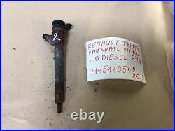 Vauxhall Vivaro Renault Trafic Fuel Injector R9m 1.6 Diesel 0445110569 2015