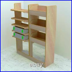 Vauxhall Vivaro / Renault Trafic SWB Double cab Plywood van racking