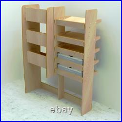 Vauxhall Vivaro / Renault Trafic SWB Double cab Plywood van racking