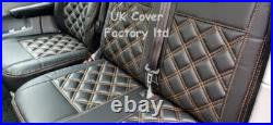 Vauxhall Vivaro Renault Trafic Van Seat Covers Orange A19