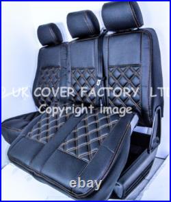 Vauxhall Vivaro Renault Trafic Van Seat Covers Orange A19