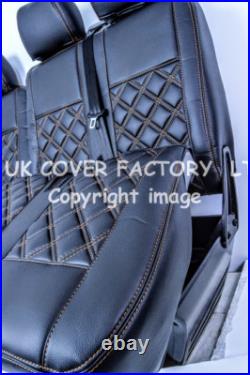 Vauxhall Vivaro Renault Trafic Van Seat Covers Orange A19