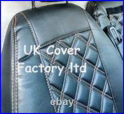 Vauxhall Vivaro Renault Trafic Van Seat Covers Orange A19