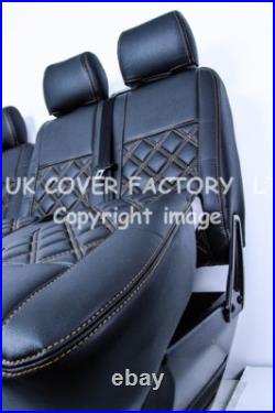 Vauxhall Vivaro Renault Trafic Van Seat Covers Orange A19