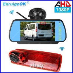 Vauxhall Vivaro Renault Trafic Wireless Rear Brake Light Reversing Camera Kit