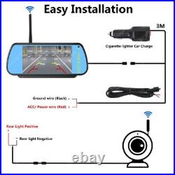 Vauxhall Vivaro Renault Trafic Wireless Rear Brake Light Reversing Camera Kit