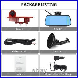 Vauxhall Vivaro Renault Trafic Wireless Rear Brake Light Reversing Camera Kit