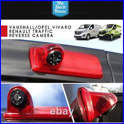 Vauxhall Vivaro Reversing Camera & 7 Monitor Brake Light Reverse Cam 2014 On