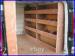 Vauxhall Vivaro SWB Van Tool Storage, Plywood Shelving, Plywood Racking