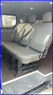 Vauxhall vivaro renault trafic crew cab conversion, seats, windows fitted