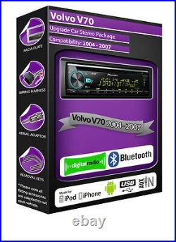 Volvo V70 DAB radio, Pioneer car headunit + DOLBY STEERING WHEEL INTERFACE