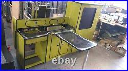 Yellow Camper van kitchen Renault Trafic Vauxhall Vivaro Nissan Primastar SWB